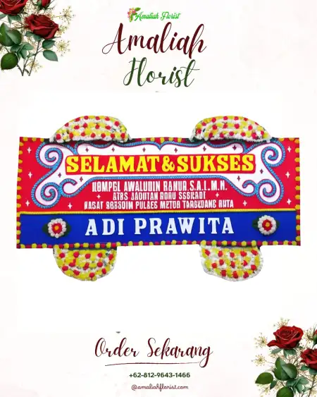 Papan Bunga Ucapan Selamat Jaya Sakti